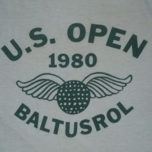 Vintage 1980 80s US Open Golf Major JACK NICKLAUS T-Shirt