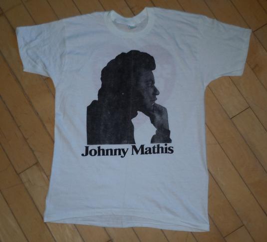 RARE 1973 Johnny Mathis Killing Me Softly album promo Shirt