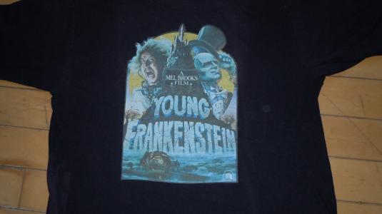 1974 Young Frankenstein Gene Wilder Movie Promo T-shirt