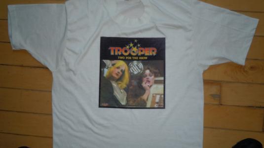 Vintage 70s 1976 Trooper Two for the Show Album Promo Shirt