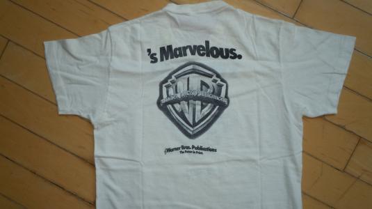 Vintage 1970’s 70’s Warner Brother Music Print 2SIDED Shirt