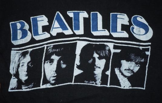 Rare Vintage 1970’s 70’s BEATLES rock concert tour shirt