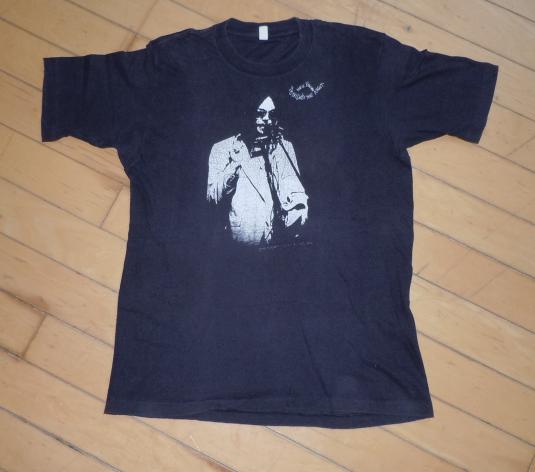 RARE Vintage 1975 Neil Young Tonight’s The Night Album Shirt