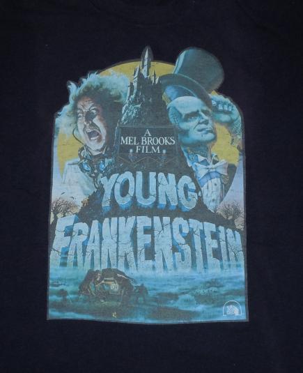1974 Young Frankenstein Gene Wilder Movie Promo T-shirt