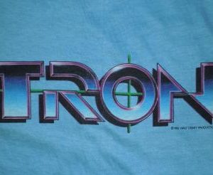 1982 "Tron" Cult Classic Sci-Fi Movie Promo T-shirt