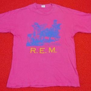 Vintage 1986 80s R.E.M REM Pageatry Tour Concert T-Shirt