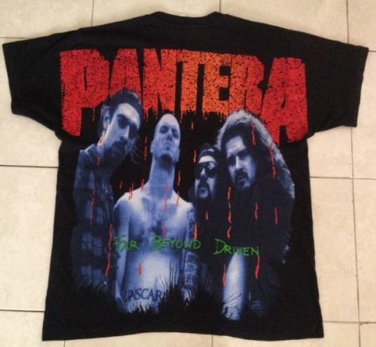 Vintage 1993 Pantera All Over T-Shirt Far Beyond Driven