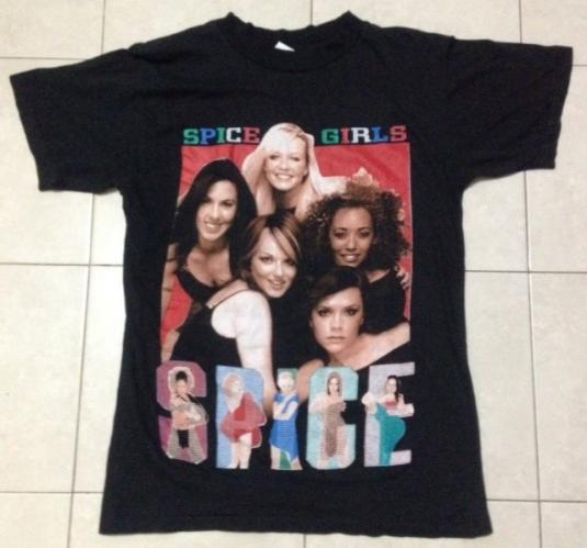 Vintage 1997 Spice Girls Spice World Tour T-Shirt 90s