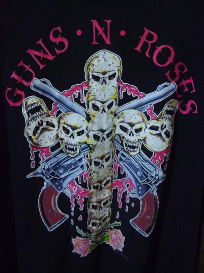 1991 GUNS N’ ROSES Use Your ILLusion TOUR T-SHIRT GNR