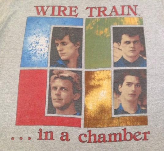 Vintage 1984 Wire Train Tour T-Shirt American New Wave