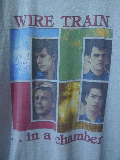 1984 WIRE TRAIN In a Chamber Tour T-shirt 80s