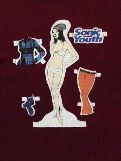 Vintage 90s Sonic Youth T-Shirt Grunge Seattle Sound