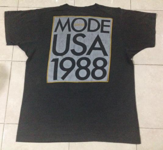 Vintage 1988 Depeche Mode USA Tour T-Shirt New Wave 80s
