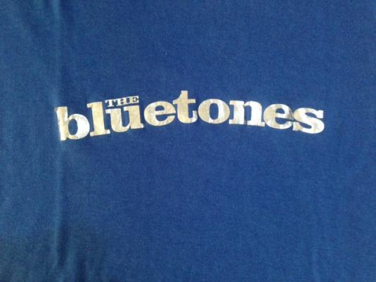 Vintage 90s The Bluetones Ringer T-Shirt Britpop Indie XL/L