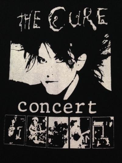 Vintage 80s The Cure Concert T-Shirt XL EX CONDITION PUNK