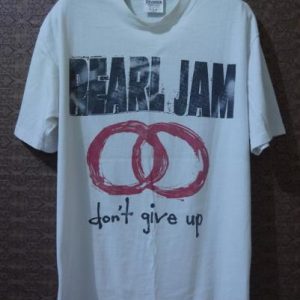 1992 PEARL JAM Don't Give Up European Summer Tour T-Shirt