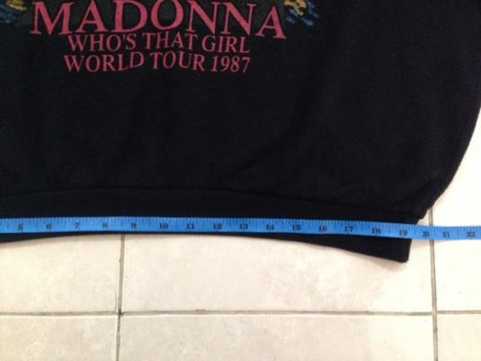 Vintage 1987 Oversized Madonna Whos That Girl Tour Sweater