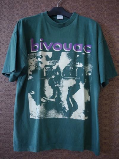 RARE 1994 BIVOUAC Tuber “British Alternative Rock” T-SHIRT