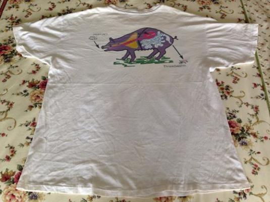 Vintage 1993 pearl Jam Vs Threadworm T-Shirt Grunge Seattle