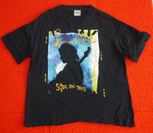 Vintage 1992 90s Ronnie Wood Slide On This Tour T-Shirt