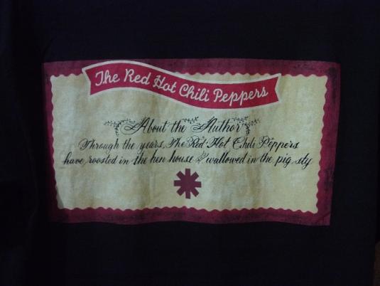 1995 RED HOT CHILI PEPPERS T-Shirt Dave Navarro