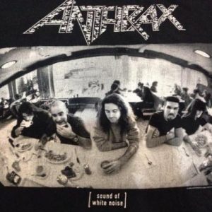 Vintage 1993 Anthrax Sound of Noise Tour T-Shirt