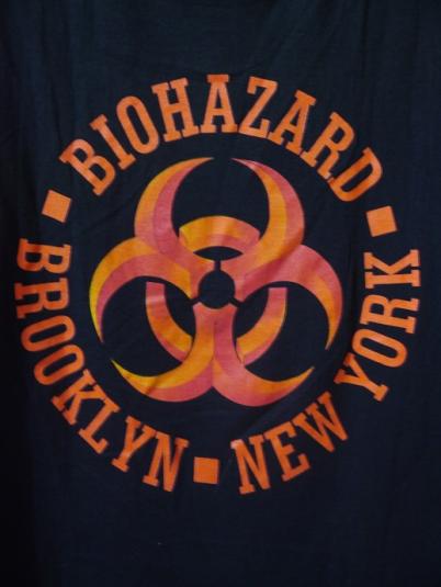 1992 BIOHAZARD Urban Discipline T-shirt