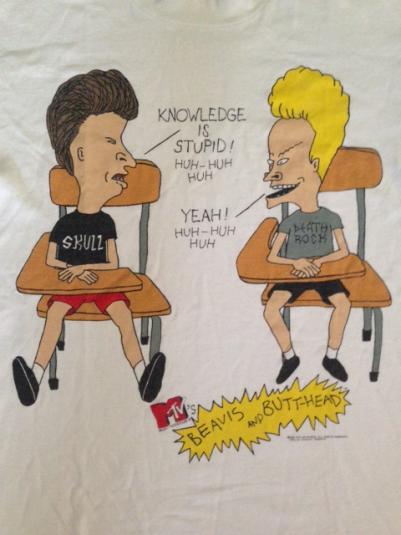 VINTAGE 1993 BEAVIS and BUTTHEAD T-SHIRT 90s