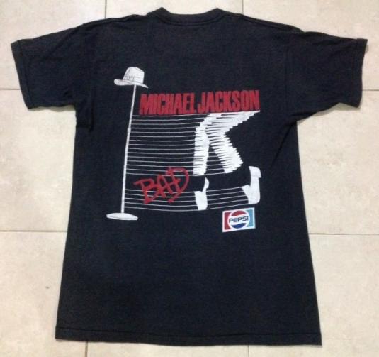 Vintage 1988 Michael Jackson Bad Tour T-Shirt MJ Jackson 5