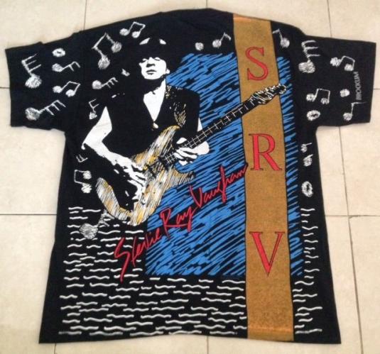 Vintage 1992 Stevie Ray Vaughan All Over T-Shirt Never Worn