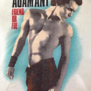 Vintage Rare 1983 Adam Ant Friend or Foe Jersey Shirt XL/L