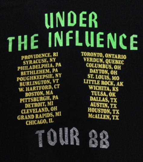 Vintage 1988 Over Kill Tour T-Shirt