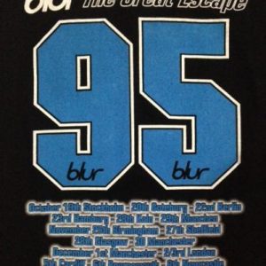 Vintage 1995 Blur Long Sleeve Tour T-Shirt