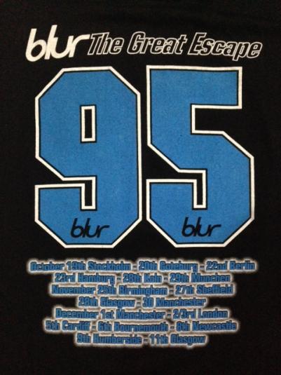 Vintage 1995 Blur Long Sleeve Tour T-Shirt