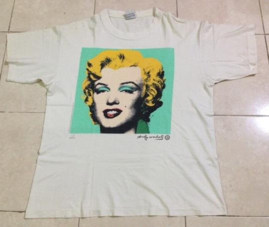 Vintage 1996 Andy Warhol Marilyn Monroe T-shirt TV Movie