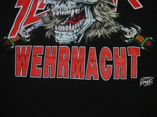 Vintage 90s Slayer Slaytanic Wehrmacht 1989 Tour T-Shirt