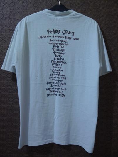 1992 PEARL JAM Don’t Give Up European Summer Tour T-Shirt