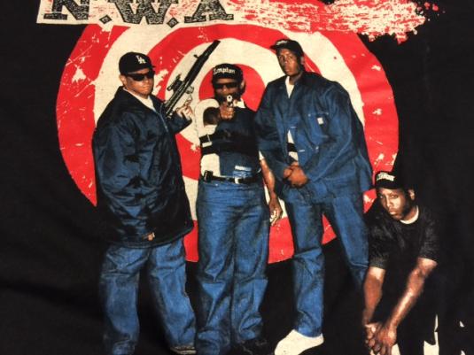 1990 N.W.A JUST DON’T BITE IT T-shirt vtg 90s hip hop NWA ra