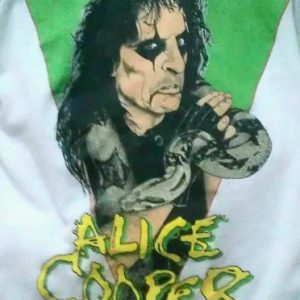 VINTAGE 1986 ALICE COOPER TOUR JERSEY T-SHIRT!