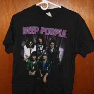 ORIGINAL VTG DEEP PURPLE concert t shirt 1987