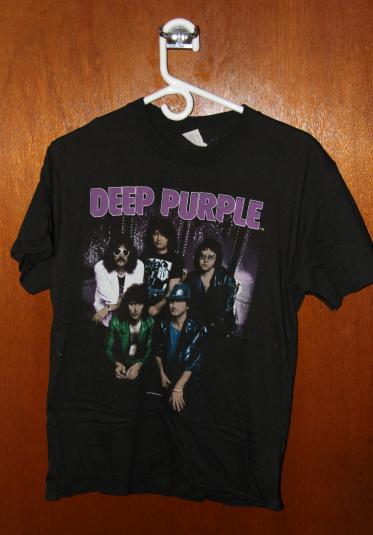 ORIGINAL VTG DEEP PURPLE concert t shirt 1987 Defunkd