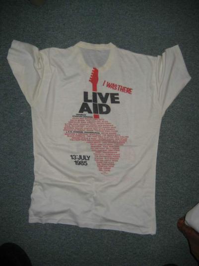 Live Aid 1985 original wembley stadium “Global Jukebox”