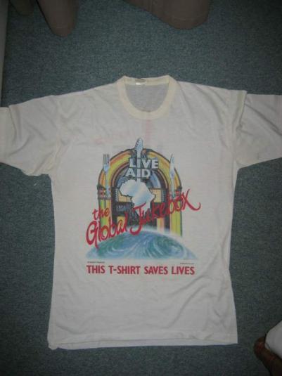 Live Aid 1985 original wembley stadium “Global Jukebox”
