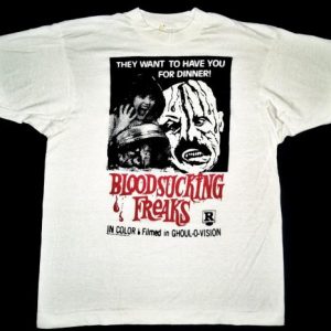 vintage 80's Bloodsucking Freaks t-shirt