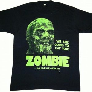 vintage Lucio Fulci Zombie: We Are Going To Eat You T-Shirt