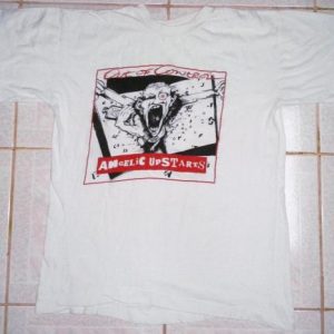 VINTAGE 80's ANGELIC UPSTARTS - OUT OF CONTROL T-SHIRT