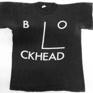 vintage 80's Blockhead t-shirt