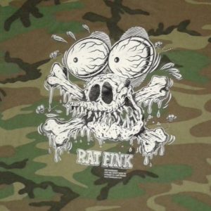 VINTAGE RAT FINK BY ED ROTH CAMO T-SHIRT