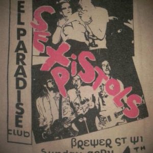 VINTAGE SEX PISTOLS - EL PARADISE T-SHIRT