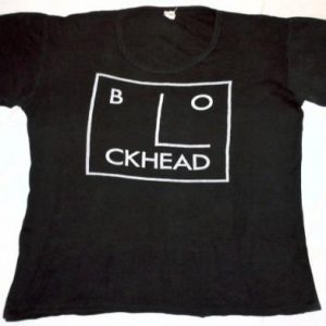 VINTAGE 1980 THE BLOCKHEADS (IAN DURY) T-SHIRT